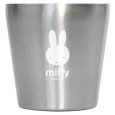 米菲不鏽鋼雙層杯 小, 銀色, 175ml, 1個