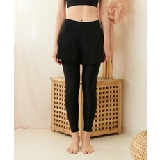 zetessport 女款寬版腰帶水上活動褲裙式內搭褲 4093