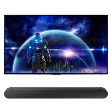삼성전자 4K UHD OLED TV + 사운드바 세트 방문설치, 120cm(47.2인치), KQ48SD90AEXKR + HW-S55B/KR, 벽걸이형