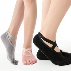 Elsso 女性皮拉提斯瑜珈五指襪3件組