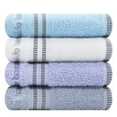 arnaldo bassini 松月毛巾 Twin 洗臉毛巾 110g 20支棉紗, 隨機出貨, 5個