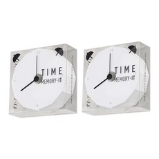 ARDIUM 時間便條紙, 白色, 2個