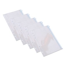 ARDIUM DIY 6孔透明拉鍊袋, 1入, 5個