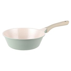 inochi 電磁爐適用Marine陶瓷炒鍋, 24cm, 1個