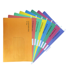 Kohimo 文件整理 A4 懸掛式文件夾 238 x 404 mm 4W069, 238*404mm, 隨機出貨, 8個