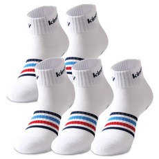 kimony 男士中型輕質運動襪 KSS505-M3, 混色, 5個