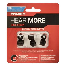 COMPLY 泡棉耳塞 Isolation T-400 3入 耳塞組 L, 17-40121-11, 黑色