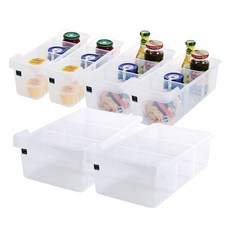 Changsin Living 昌信生活 冰箱開放式深型托盤3種x2入組, 1個, 透明