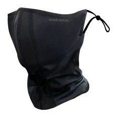 SKIN COOLER 防紫外線臉部護具 基本魔鬼氈款, 黑色