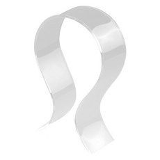 YUMEKA MARKET 壓克力玻璃桌上型耳機架, 單一商品, 透明