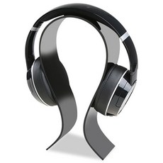 Yumeka Market 強化玻璃桌上型耳機架, 單一商品, 黑色