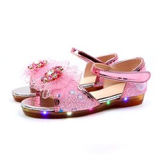 루루슈 여아용 샤인플라워 별 라이팅 샌들 RS108