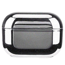 에어팟 광택 전기도금PC 하드 케이스 에어팟 3, 에어팟3, 실버