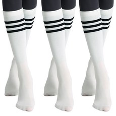 Elsso 彼拉提斯條紋及膝襪3雙組