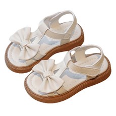 Uvely 女童用 Hadeou 蝴蝶結氣墊涼鞋