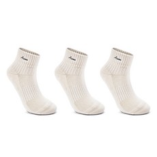 Asana 男款雙羅纹毛圈氣墊運動踝襪 3雙組