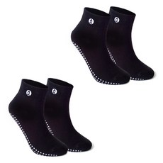 Asana 防滑運動瑜珈皮拉提斯踝襪 2雙組