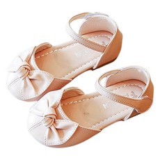 Uvely 女童 Meruti 魔鬼氈蝴蝶結平底涼鞋