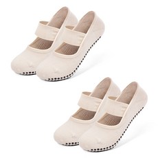 Asana 寬帶強效防滑瑜珈皮拉提斯襪 2雙組