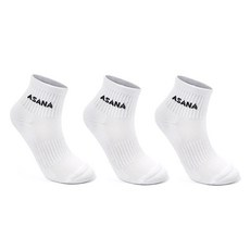 Asana 男性用中筒毛圈緩震運動襪3件組