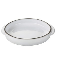 레볼 꺄락떼르 원형 핸들 디쉬, 화이트 큐뮬러스, 1개