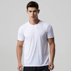 스타빈 남성용 라운드 스포츠 반팔티셔츠