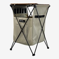 NOMADE 捲收籃, 1個, 棕褐色(N-8397)