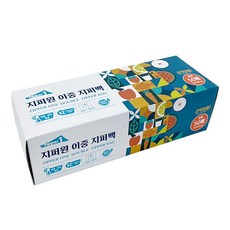 지퍼원 이중 지퍼백, 1개, 중(M)
