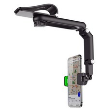 에트레인 카멜 차량용 썬바이저 클립형 핸드폰 거치대, 1개, 블랙