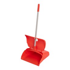 Clean Mate 帶輪畚箕, 橘色, 1個