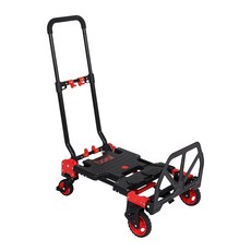 boral 2in1折疊式大型手推車 137kg BR-FT1000R, 1個, 黑色