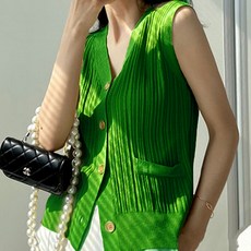 페이퍼먼츠 여성용 줄리아 민소매 니트 조끼 22450