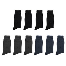 가나양말 남성용 Luxery Club 프리미엄 골지 정장 양말 10켤레