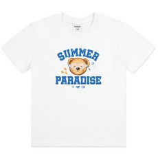 nykids 兒童透氣泰迪島 NY 短袖T恤 T1