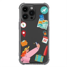 스메르 트래블 에어탱크 젤하드 휴대폰 케이스