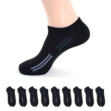 가나양말 남성용 옆줄 발목 교복 유니폼 깔끔한 스니커즈 운동화 양말 10켤레