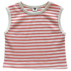 adorebebe 兒童條紋鬆餅格紋無袖T恤