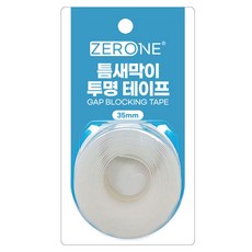 ZERONE 틈새막이 투명 테이프 Z1-305 35mm, 1개