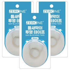 ZERONE 防漏透明膠帶 Z1-305 35mm, 3個