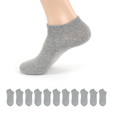 가나양말 여성용 실속형 무지 발목양말 12켤레