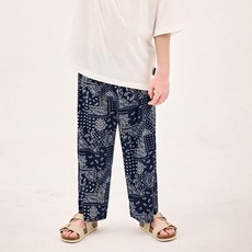 JELISPOON 兒童休閒佩斯利涼感褲