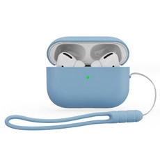 팡셀러 애플 에어팟 프로 2 세대 스트랩줄 케이스, 스카이블루