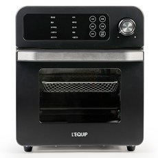 L'EQUIP 不鏽鋼氣炸烤箱 15L, LAF-EO1507, 黑色