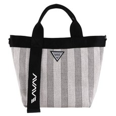 AVAVE 條紋中型托特包, 1個, 黑色