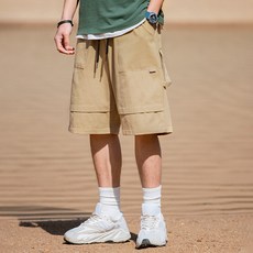 남성용 DM 스트링 5부 루즈 팬츠