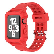 스마트 워치 케이스 젤리 밴드 스트랩, 레드