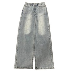 행텐 남성용 냉감 히든밴딩 쿨맥스 와이드 데님팬츠