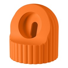 갓템44 물결 패턴 실리콘 충전 스탠드, 오렌지