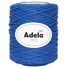 Yarna Adela 編織線 500g, 725 藍色, 1個