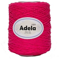 Yarna Adela 編织線 500g, 710 桃紅色, 1個